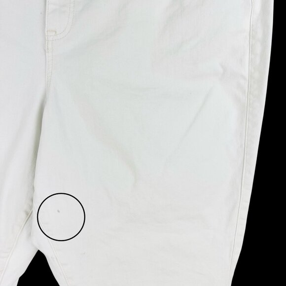 Torrid Women's Stretch Super Soft White Jeggings Size 24R High Rise Zip/Button - Picture 11 of 11
